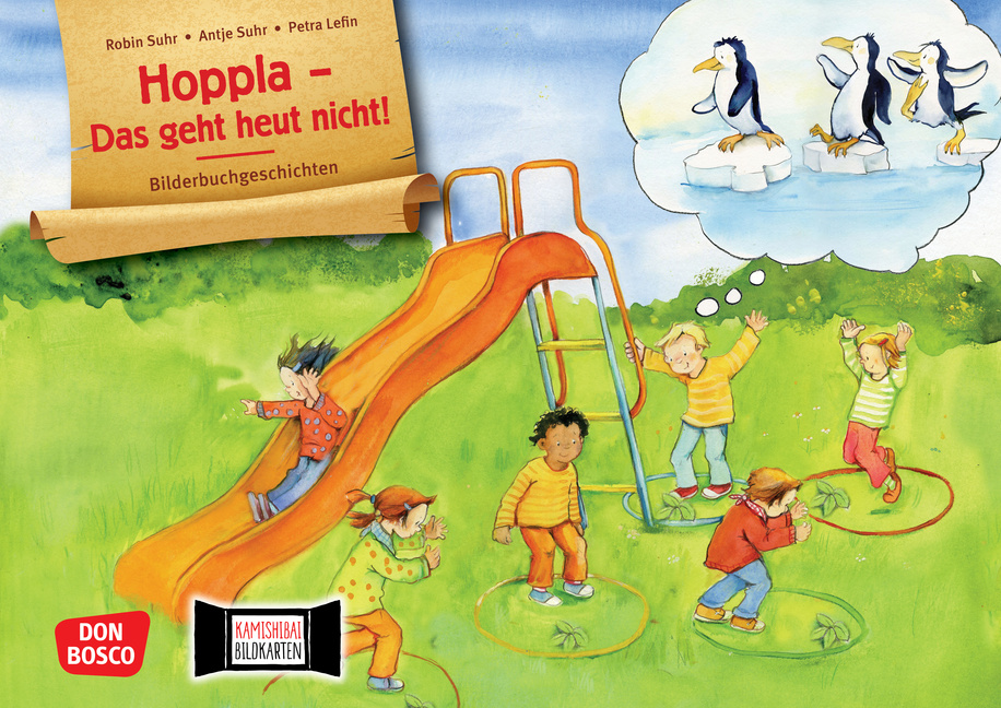 Hoppla - Das geht heut nicht! Eine Bilderbuchgeschichte übers Abstandhalten Hoppla - Das geht heut nicht! Eine Bilderbuchgeschichte übers Abstandhalten von Don Bosco Medien
