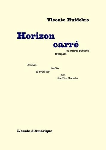 Horizon carré: et autres poèmes français von ONCLE AMERIQUE