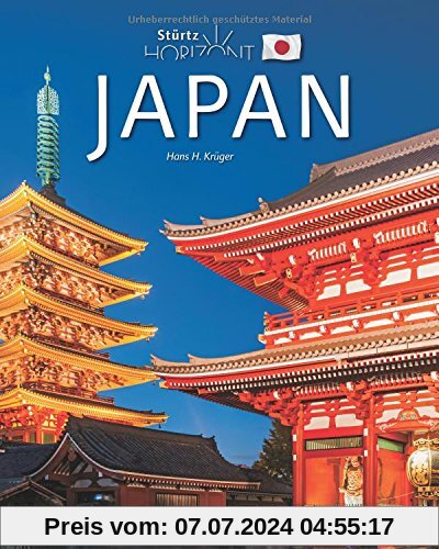 Horizont JAPAN: 160 Seiten Bildband mit über 260 Bildern - STÜRTZ Verlag