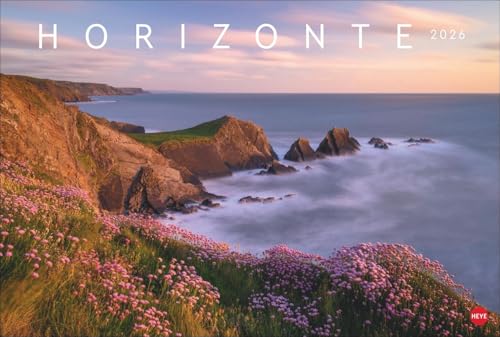 Horizonte Kalender 2026: Traumhafte Landschaftsfotos in einem großen Wandkalender. Kalender im Großformat - ein spektakulärer Blickfang und Wandschmuck. Horizonte Kalender 2026: Traumhafte Landschaftsfotos in einem großen Wandkalender. Kalender im Großformat - ein spektakulärer Blickfang und Wandschmuck. von Heye