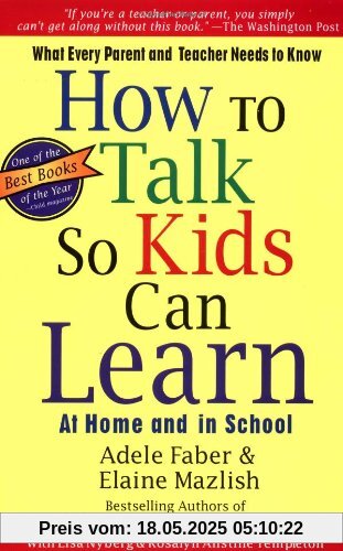 How To Talk So Kids Can Learn