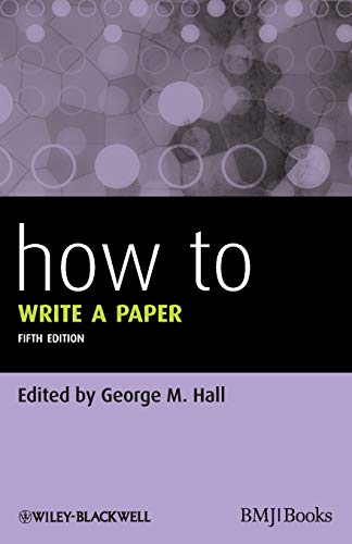 How To Write a Paper, 5th Edition