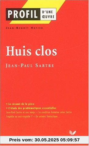 Huis Clos Sarte (Profile Literature)