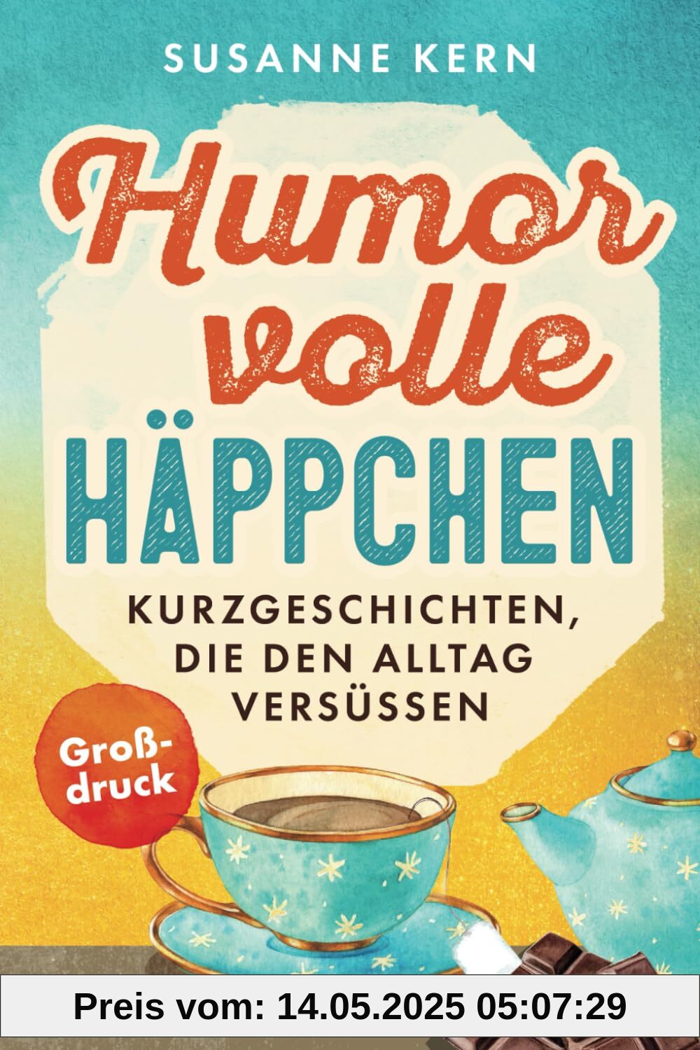 Humorvolle Häppchen: Kurzgeschichten in großer Schrift, die den Alltag versüßen