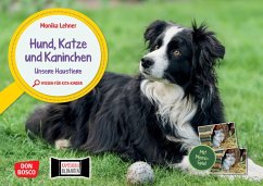 Hund, Katze und Kaninchen. Unsere Haustiere. Kamishibai Bildkarten und Memo-Spiel von Don Bosco Medien