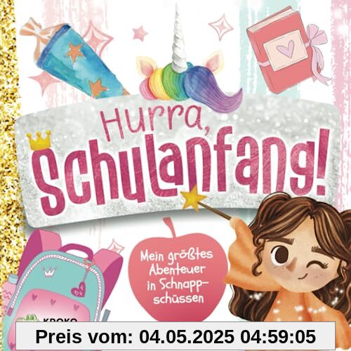 Hurra, Schulanfang!: Mein größtes Abenteuer in Schnappschüssen | Mein Erinnerungsalbum zur Einschulung | Geschenk zur Einschulung für Mädchen Hurra, Schulanfang!: Mein größtes Abenteuer in Schnappschüssen | Mein Erinnerungsalbum zur Einschulung | Geschenk zur Einschulung für Mädchen