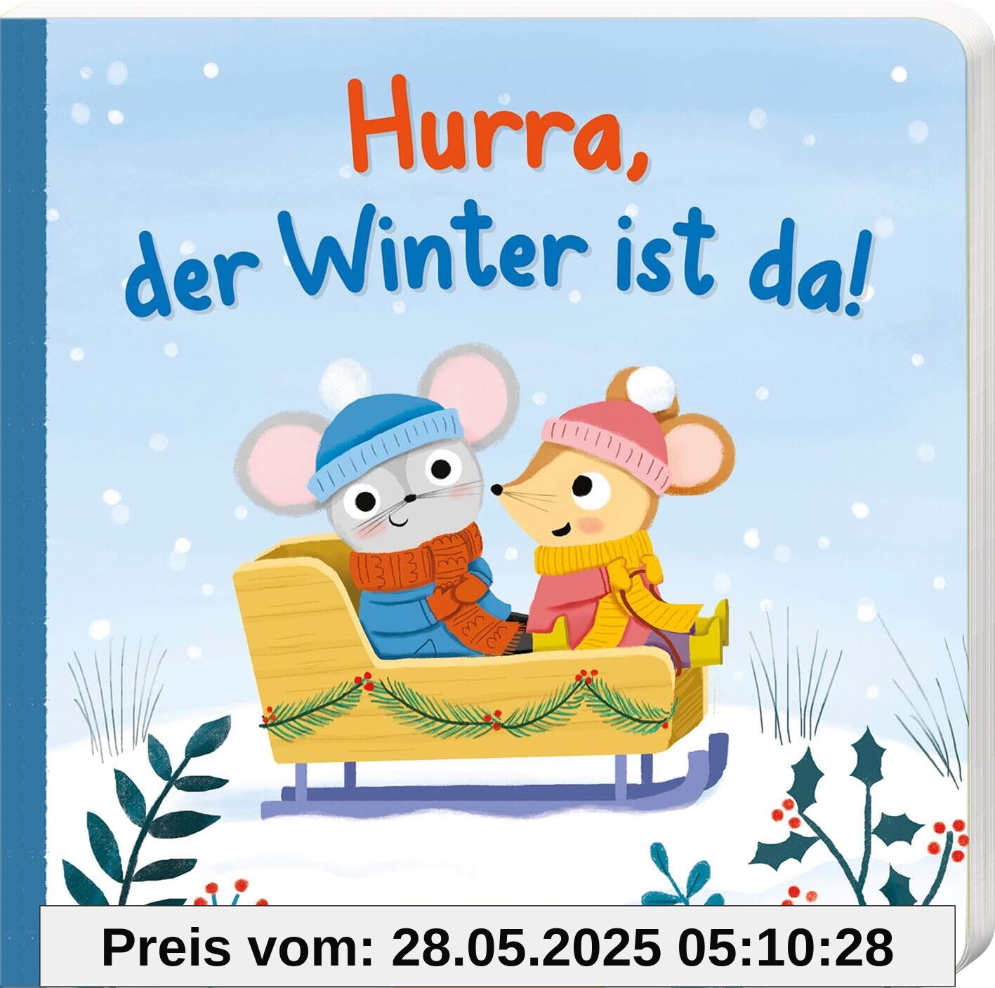 Hurra, der Winter ist da!: Erste winterliche Vorlesegeschichte für Kleinkinder ab 18 Monaten
