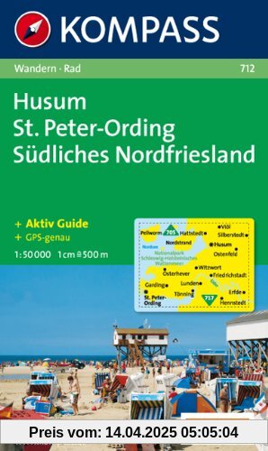 Husum, Sankt Peter-Ording: 1:50.000, Wandern/Rad, GPS-genau