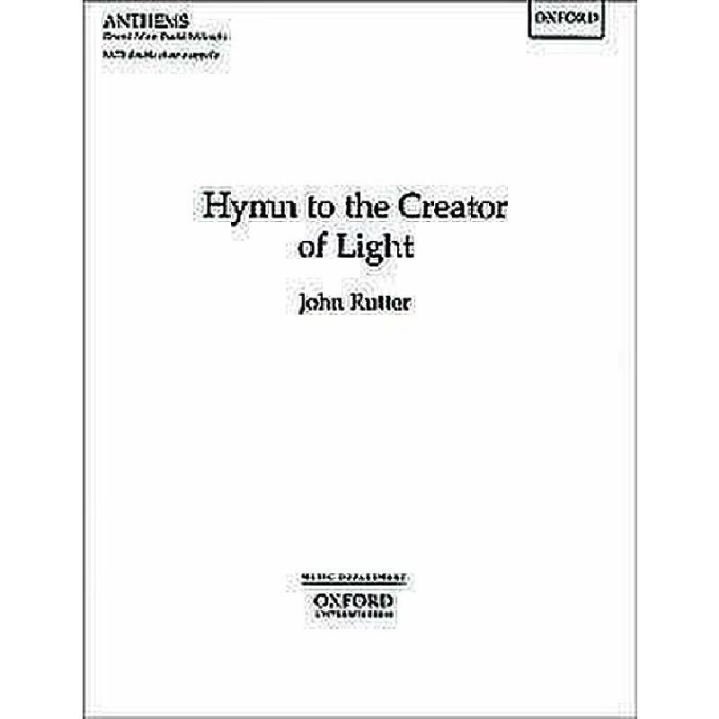 Hymn to the creator of light
