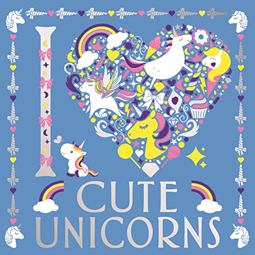 I Heart Cute Unicorns (I Heart Pocket Colouring) von Buster Books
