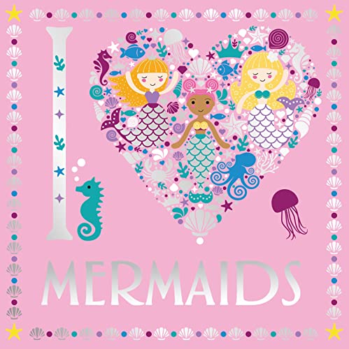 I Heart Mermaids (I Heart Pocket Colouring)