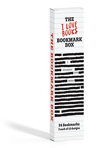 I Love Books Bookmark Box: 24 bookmarks - 2 each of 12 designs I Love Books Bookmark Box: 24 bookmarks - 2 each of 12 designs von Gibbs M. Smith Inc
