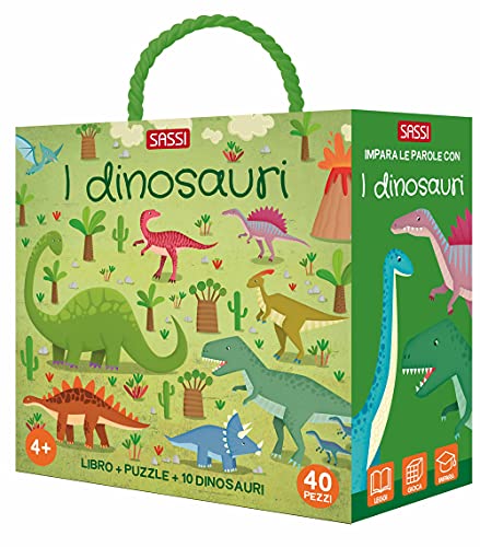 I dinosauri. Q-box. Ediz. a colori. Con puzzle (Sassi junior)
