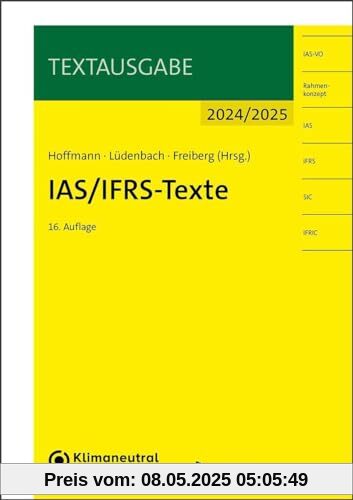 IAS/IFRS-Texte 2024/2025 (Textausgabe)