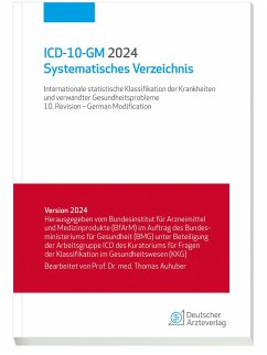 ICD-10-GM 2024 Systematisches Verzeichnis von Deutscher Ärzte-Verlag