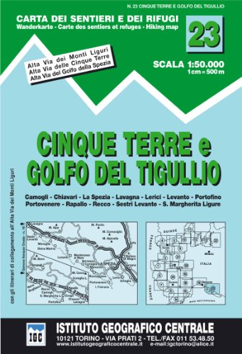 IGC Italien 1 : 50 000 Wanderkarte 23 Golf del Tigullio (Carta. Valli) IGC Italien 1 : 50 000 Wanderkarte 23 Golf del Tigullio (Carta. Valli)