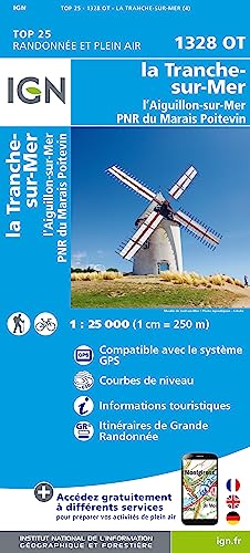 1328OT la Tranche-sur-Mer.l'Aiguillon-sur-Mer.PNR du Marais (TOP 25) von IGN Frankreich