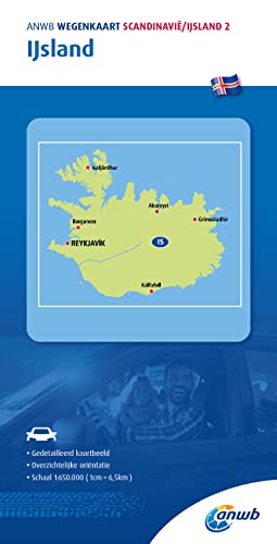 Iceland road map (2) (Wegenkaart, Band 2) von ANWB BV, Netherlands