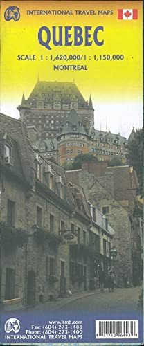 ITM Map Quebec Prov: doppelseitig von International Travel Maps