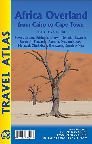 ITM Travel Atlas Africa Overland: Cairo to Cape Town Travel Atlas von International Travel Maps