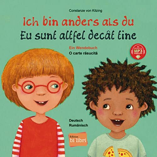 Ich bin anders als du / Ich bin wie du (): Zweisprachiges Kinderbuch (Wendebuch) mit MP3-Hörbu...