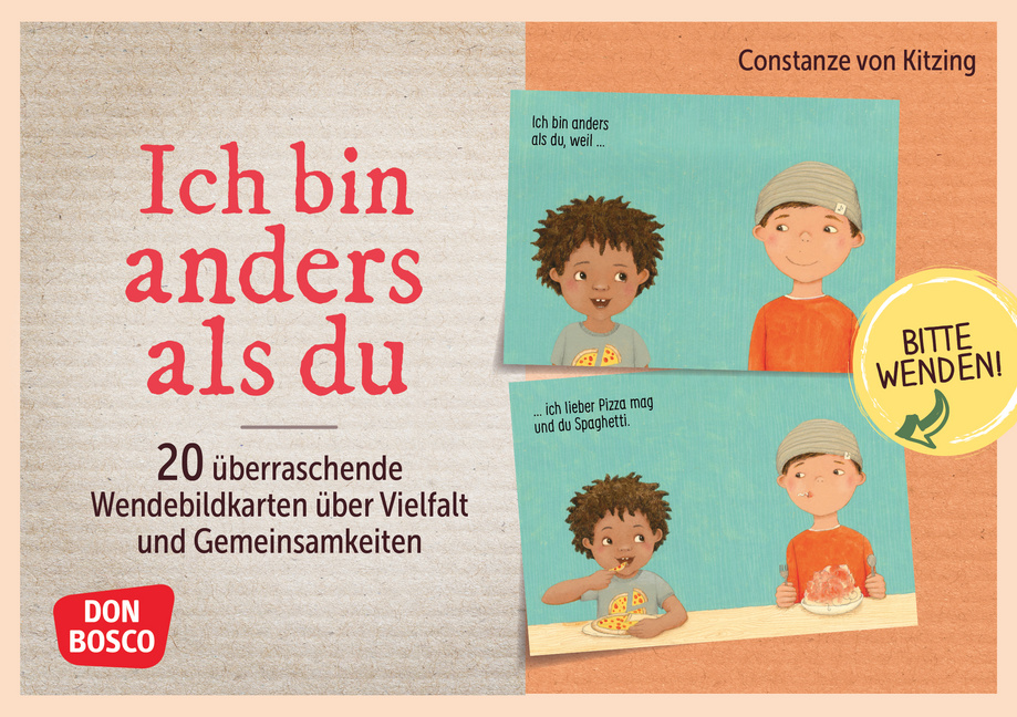 Ich bin anders als du – Ich bin wie du: 20 überraschende Wendebildkarten über Vielfalt und Gemeinsamkeiten Ich bin anders als du – Ich bin wie du: 20 überraschende Wendebildkarten über Vielfalt und Gemeinsamkeiten von Don Bosco Medien