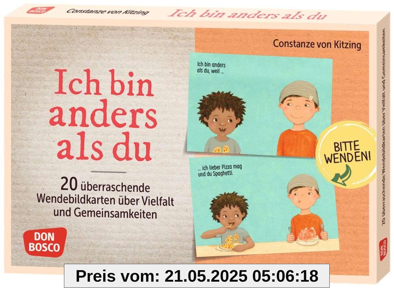 Ich bin anders als du – Ich bin wie du: 20 überraschende Wendebildkarten über Vielfalt und Gemeinsamkeiten: 20 überraschende Wendebildkarten zu ... in Kindergarten und Grundschule)