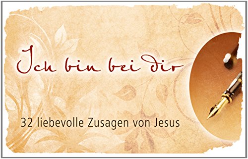 Ich bin bei Dir - Textkarten: 32 liebevolle Zusagen von Jesus von Gerth Medien