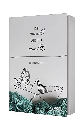 Ich mal dir die Welt - Postkartenset von adeo Verlag