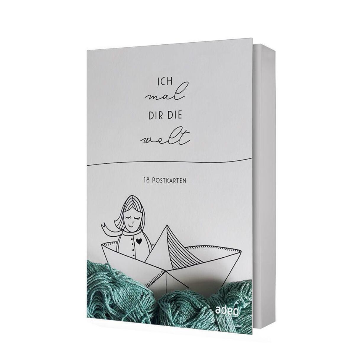 Ich mal dir die Welt - Postkartenset Ich mal dir die Welt - Postkartenset von Adeo Verlag