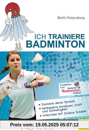 Ich trainiere Badminton
