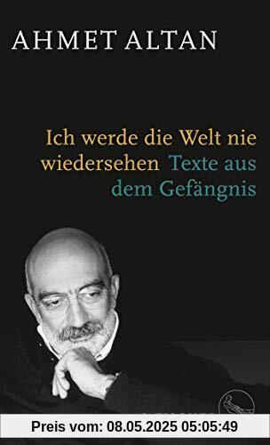 Ich werde die Welt nie wiedersehen: Texte aus dem Gefängnis