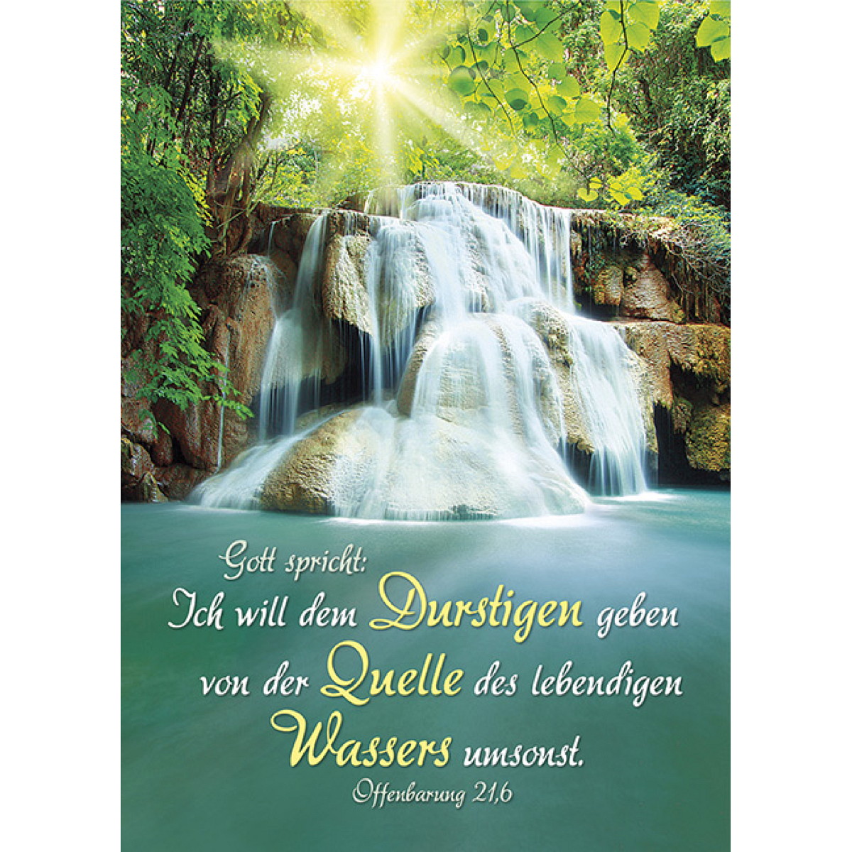 Ich will dem Durstigen geben ... Ich will dem Durstigen geben ... von Kawohl-Verlag