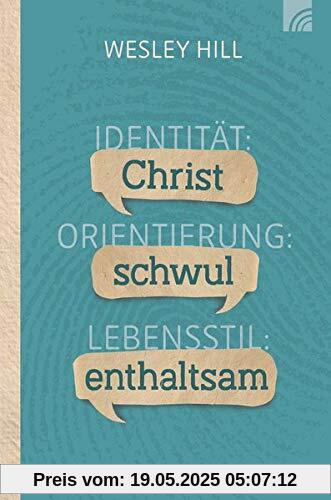 Identität: Christ. Orientierung: schwul. Lebensstil: enthaltsam.