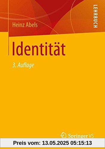 Identität: Über die Entstehung des Gedankens, dass der Mensch ein Individuum ist, den nicht leicht zu verwirklichenden Anspruch auf Individualität und ... riskanten Moderne zu finden und zu wahren.