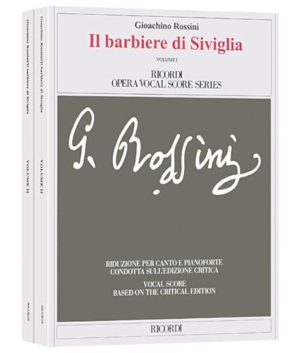 Il Barbiere Di Siviglia: Vocal Score Based on the Critical Edition (Ediz.critica delle opere di G.Rossini) Il Barbiere Di Siviglia: Vocal Score Based on the Critical Edition (Ediz.critica delle opere di G.Rossini) von Ricordi