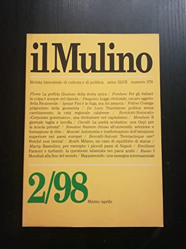 Il Mulino n. 376 2/1998 von Il Mulino