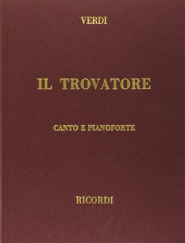 Il Trovatore: Vocal Score: Verdi - Cloth - It