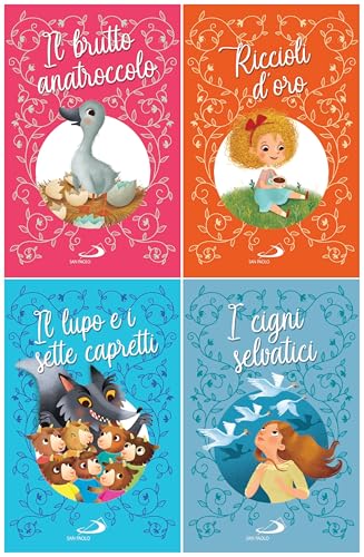 Il brutto anatroccolo-Riccioli d'oro-Il lupo e i sette capretti-I cigni selvatici. Ediz. a colori (I più bei libri per ragazzi) von San Paolo Edizioni