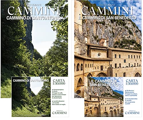 Il cammino di Sant'Antonio-Il cammino di San Benedetto. Con Carta geografica (Meridiani cammini) von Editoriale Domus