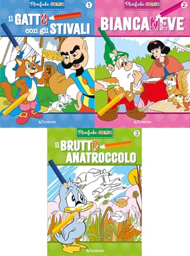 Il gatto con gli stivali-Biancaneve-Il brutto anatroccolo. Minifiabe color. Ediz. a colori Il gatto con gli stivali-Biancaneve-Il brutto anatroccolo. Minifiabe color. Ediz. a colori von Edibimbi
