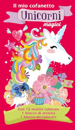 Il mio cofanetto. Unicorni magici. Con 12 matite colorate (Libri attivi) von EL