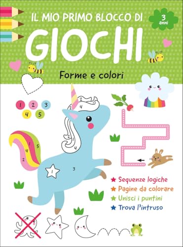 Il mio primo blocco di giochi. Forme e colori. Ediz. a colori (Libri attivi) von EL