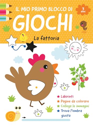 Il mio primo blocco di giochi. La fattoria. Ediz. a colori (Libri attivi) von EL