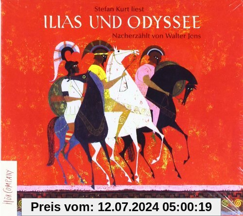 Ilias und Odyssee: Sprecher: Stefan Kurt, 3 CD Digipak, 3 Std. 58 Min.