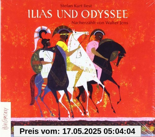 Ilias und Odyssee: Sprecher: Stefan Kurt, 3 CD Digipak, 3 Std. 58 Min.