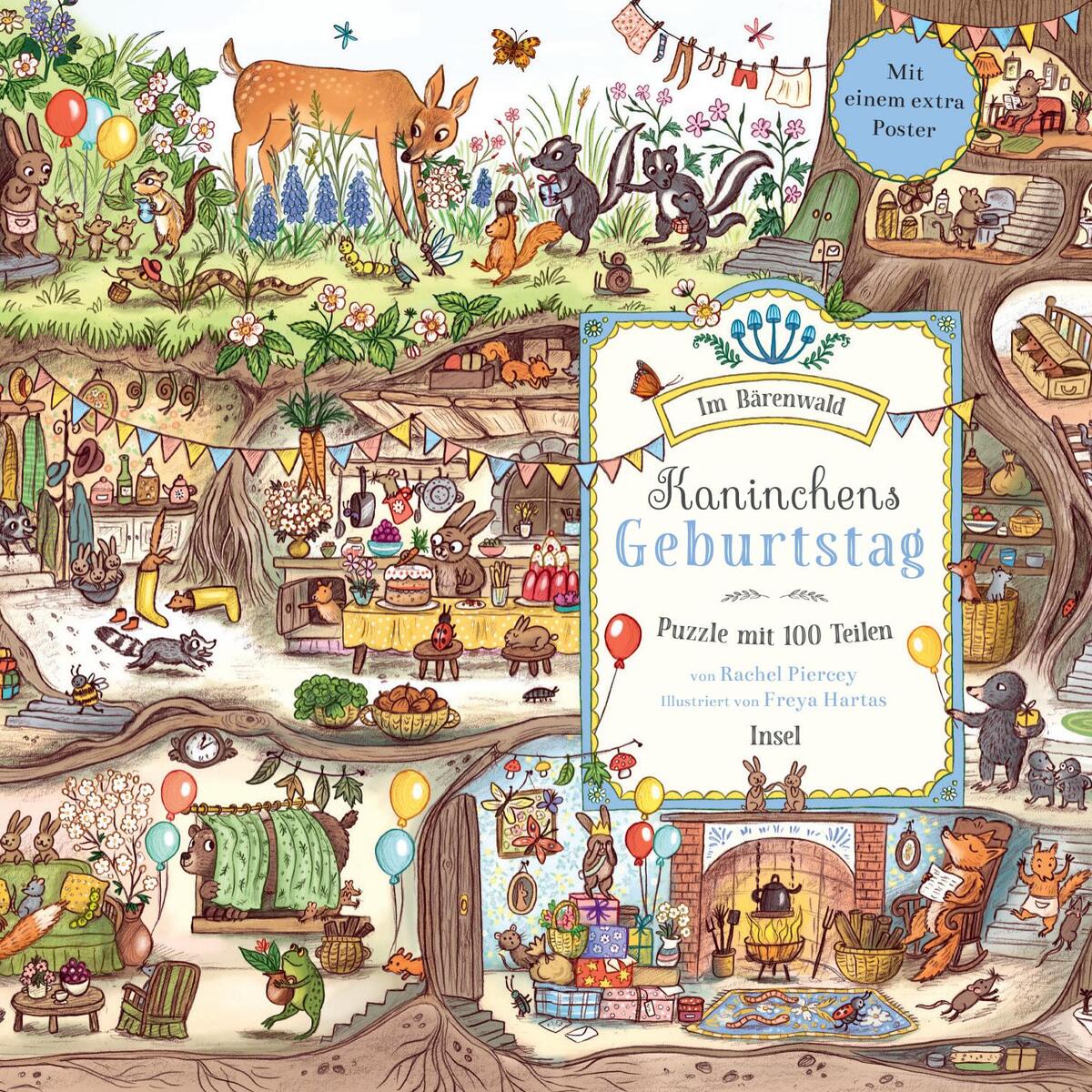 Im Bärenwald. Kaninchens Geburtstag. Puzzle mit 100 Teilen für Kinder ab 4 Jahre Im Bärenwald. Kaninchens Geburtstag. Puzzle mit 100 Teilen für Kinder ab 4 Jahre von Insel Verlag GmbH