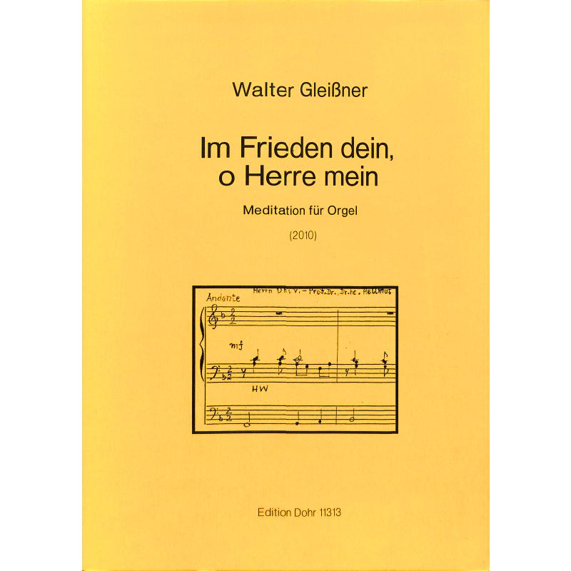 Im Frieden dein Im Frieden dein