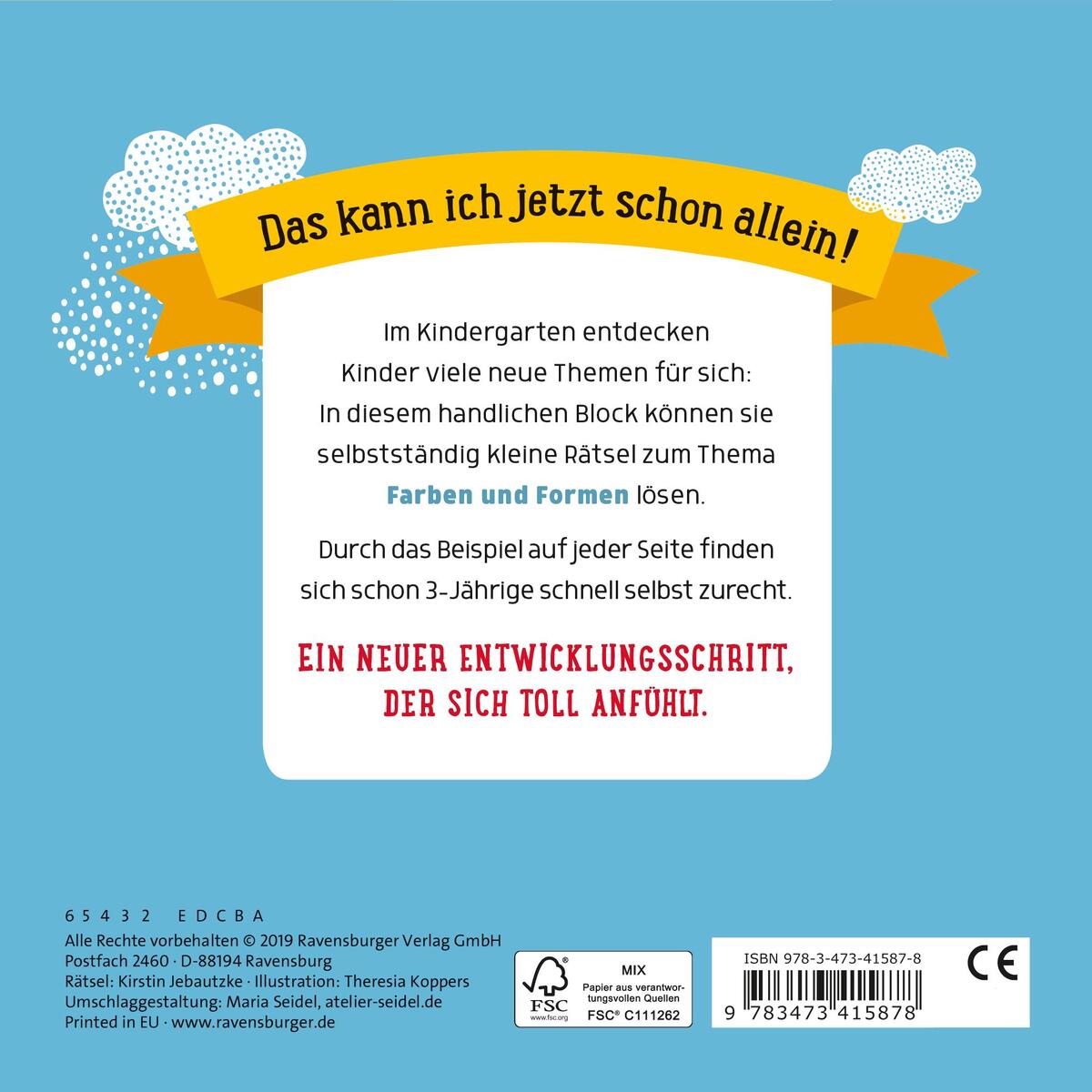 Im Kindergarten: Farben und Formen von Ravensburger Verlag