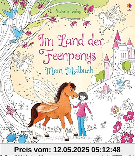 Im Land der Feenponys: Mein Malbuch